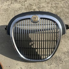 2005-2008 Jaguar S-type Front Grille Chrome Gold Emblem Oem 4r83-8a100-ab