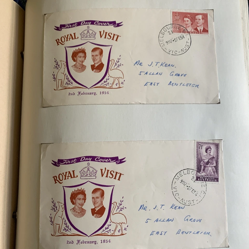 Predecimal FDCs x 90 in Album - image 4 of 4