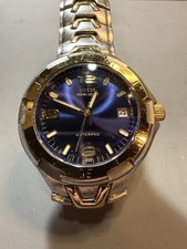 GUESS G65022G WaterPro 100M Blue Dial 42mm Men  s Quartz Watch Stainless Steel