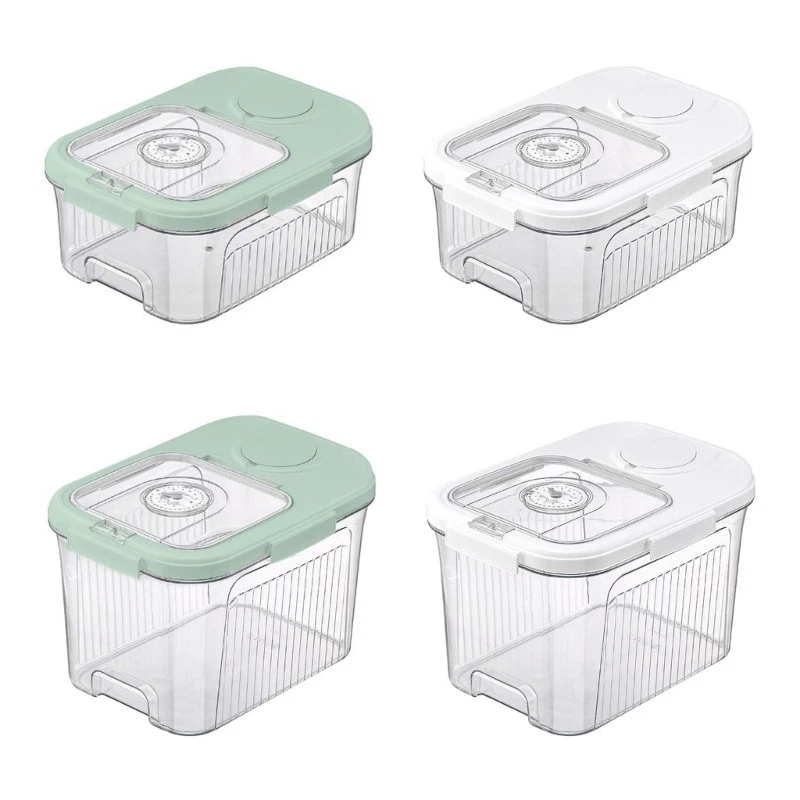 Grain Rice Storage Bin Large Mouth Collection Kitchen Fruit Vegetable Banana