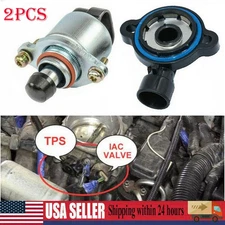 Throttle Position Sensor and Idle Air Control Valve Set For LS Chevy GM