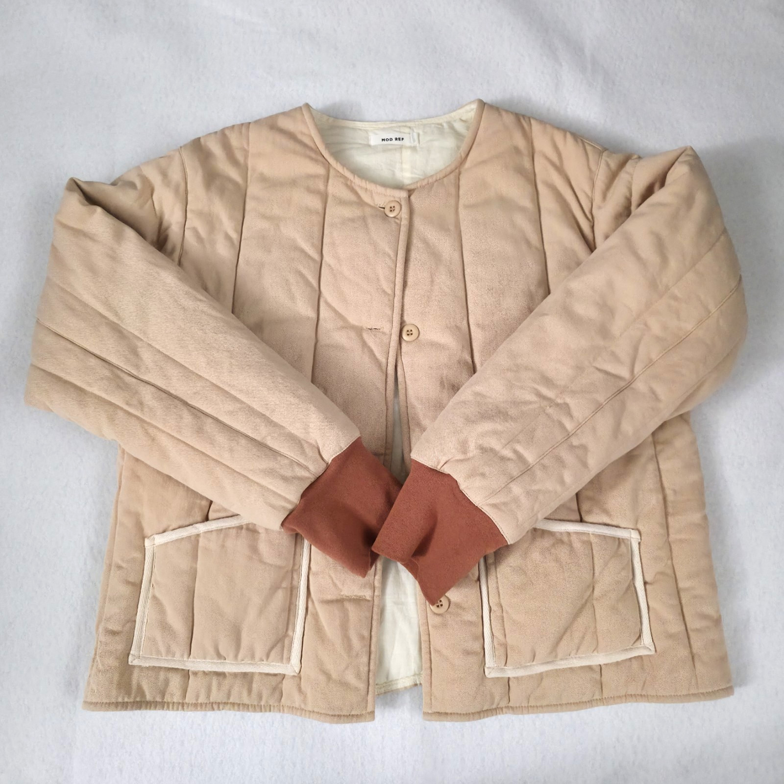 Mod Ref The Shane Jacket Puffer Jacket Khaki Chor… - image 1