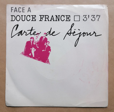 Aufenthaltskarte Douce France 7'' 45T Remitti BARCLAY 8854137 Rachid Taha (VG+/EX)