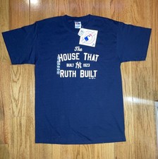 Camiseta para hombre Yankees 2006 nueva con etiquetas “The House That Ruth Built” talla L