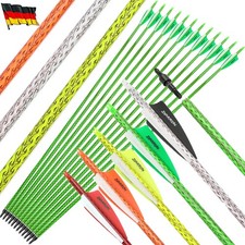 12X 30Zoll Carbonpfeile Jagdpfeile SP500 Vanes Bogenschie&szlig;en Compound B&ouml;gen Jagd