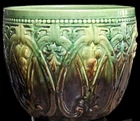 Early Weller Blened Jardinere 8" Art Nouveau *Small Crack* Gorgeous Piece!