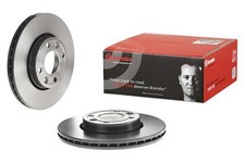 2x Bremsscheibe PRIME LINE - UV Coated BREMBO 09.9078.21 für RENAULT LADA CLIO 2