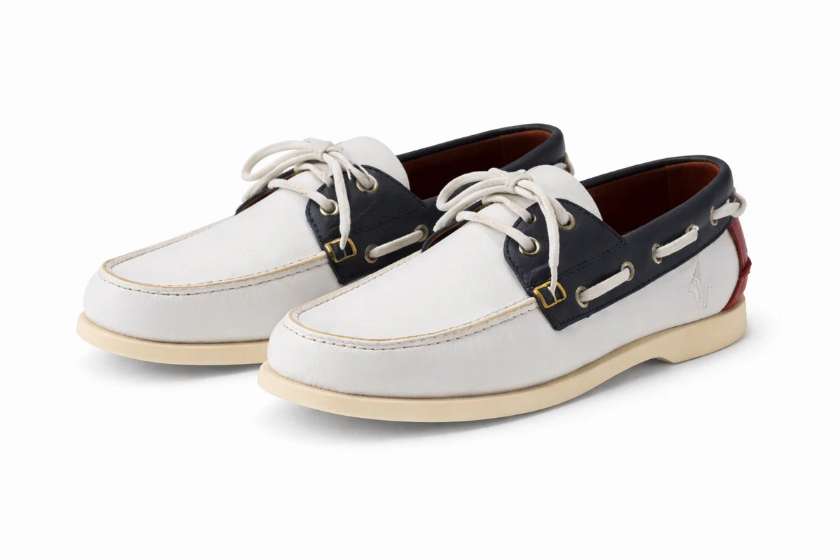 POLO RALPH LAUREN Vintage Barnard Top Sider Leather Loafers 10 Boat Shoes Preppy Ralph Lauren Boat Shoe Casual Shoes for Men with Upper  main image 4