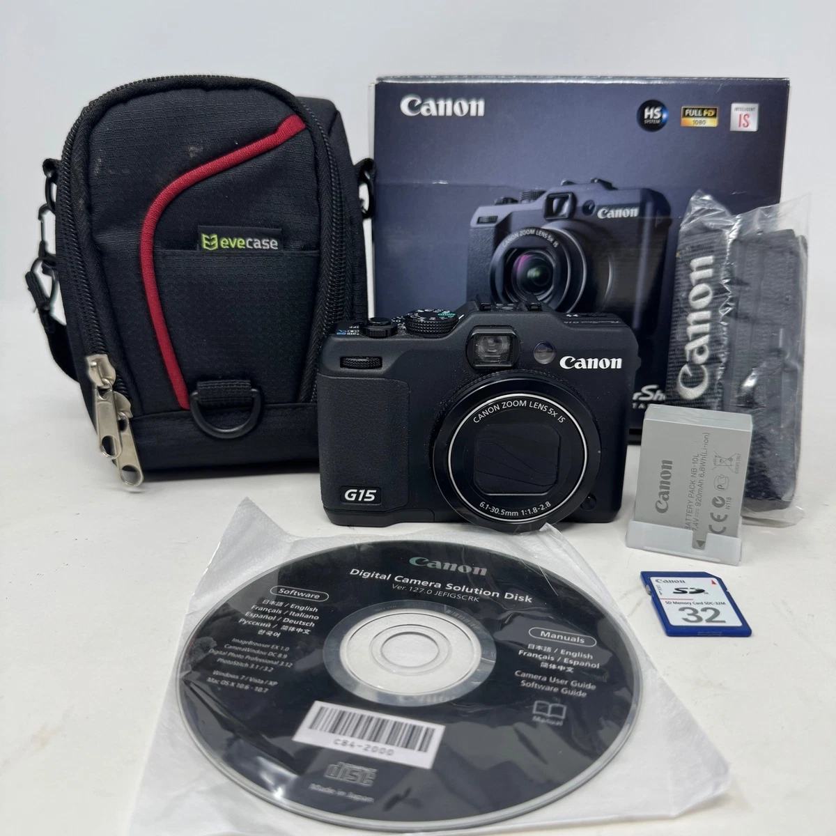 Canon PowerShot G15 3-9.9x Digital Cameras for sale | eBay