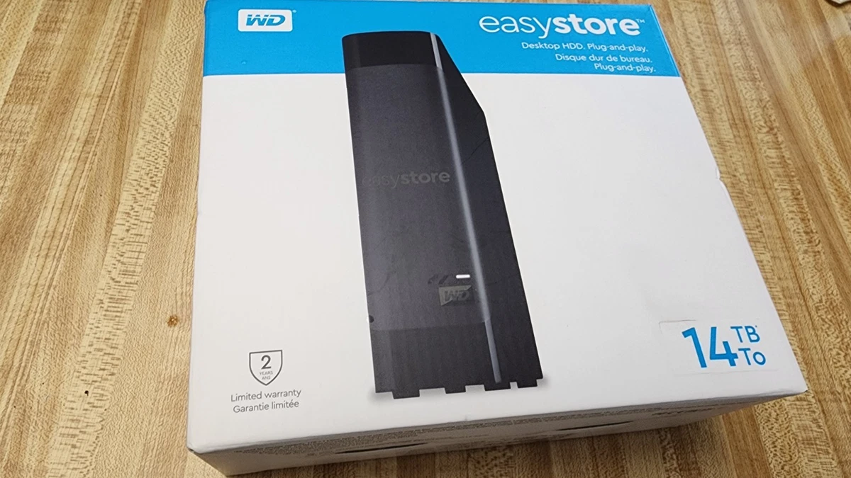 Western Digital 14TB 3.5Inch Form Factor External Hard Disk Drives