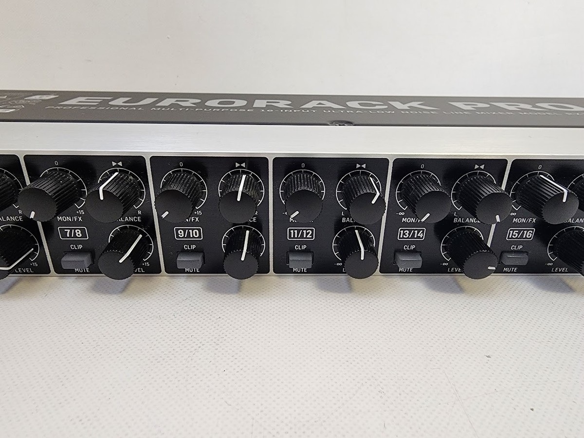 Behringer RX1602 EURORACK PRO Rackmount Line Mixer | eBay