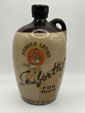 Vintage Seaforth Men's Hair Dressing Bottle Jug 4" Bathroom Home Decor