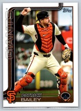 2025 Topps #70 Patrick Bailey - San Francisco Giants