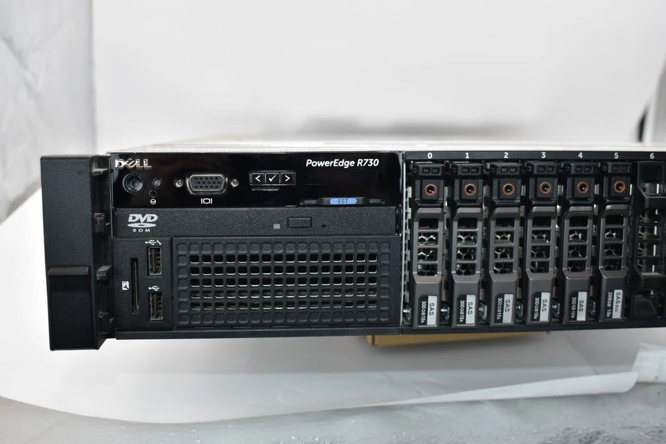 Dell POWEREDGE R730 Server Xeon E5-2650 V3 @ 2.30GHz 16GB RAM 6x300GB HDD - Image 2 of 4