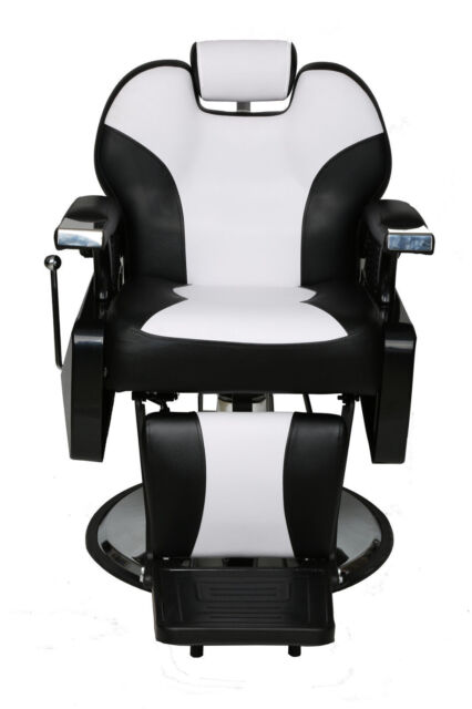 Barberpub All Purpose Hydraulic Barber Chair Salon Beauty Chair 2687 White Black Ebay