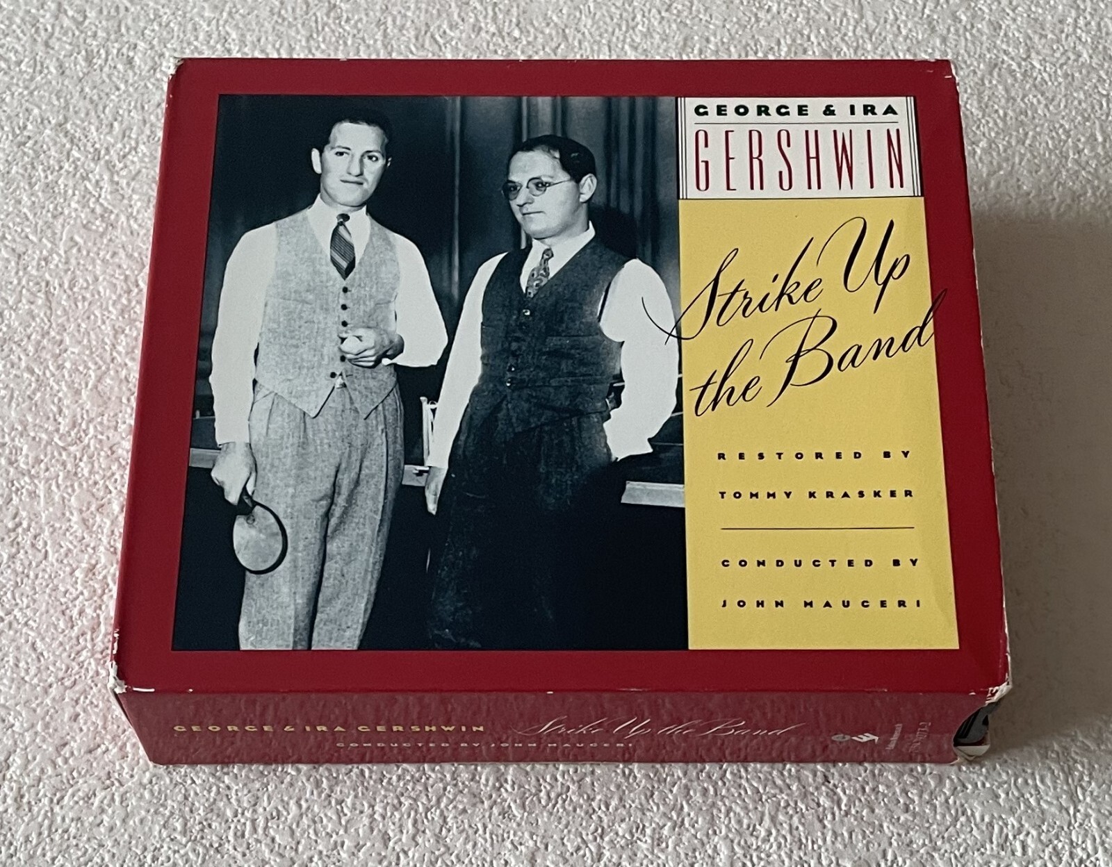 JOHN MAUCERI~GEORGE & IRA GERSHWIN: STRIKE UP THE BAND~1991 GERMAN 2-CD BOX SET