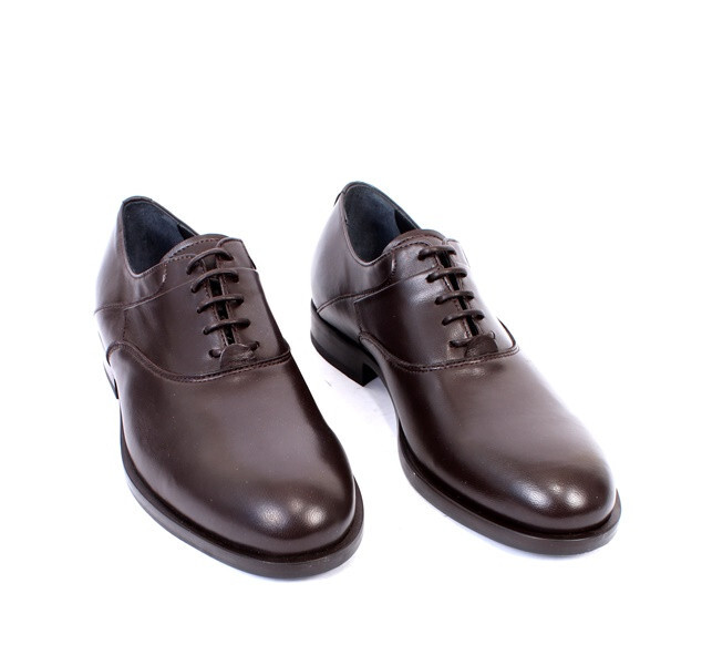 Giovanni Conti 3581a Brown Leather Classic Lace-Up Dress Shoes Giovanni Conti Brown Chain Loafer - Continental Shoes main image 3