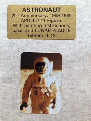 Apollo 11 Astronaut Resin Modell, Maßstab 1:12, V.I.P. Figuren