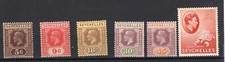 Seychelles lot de 6 timbres neuf avec charnière X MH