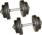 Gray Adjustable Dumbbells 50 Lbs