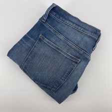 Madewell Medium Wash Destressed High Rise Skinny Jeans Size 32