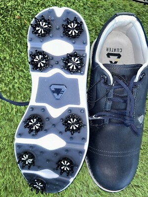 CUATER BY TRAVISMATHEW MENS THE LEGEND GOLF SHOES NAVY SIZE 8.5