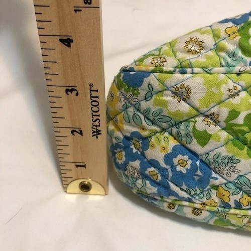 Vera Bradley English Meadow Small Crossbody Shoulder Convertable Bag Green Blue - Picture 9 of 10