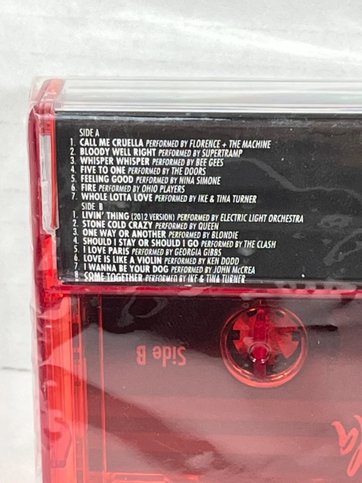 Cruella Motion Picture Soundtrack (Cassette Tape, Walt Disney Records) Red Case - Image 4 of 4