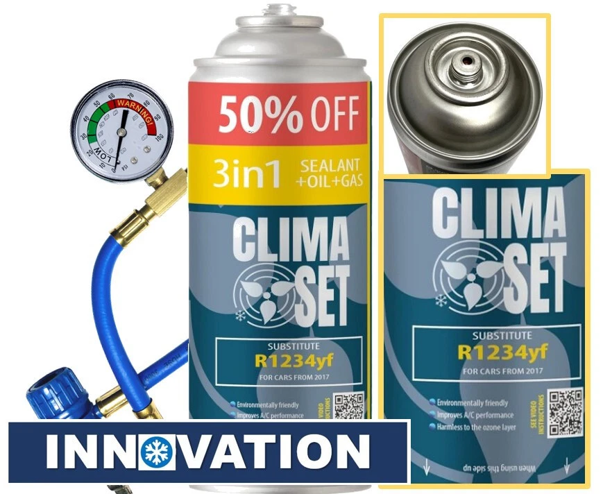 3in1 ClimaSet replacement gas R1234yf air conditioning replacement gas air conditioning A/C - Image 2 of 4