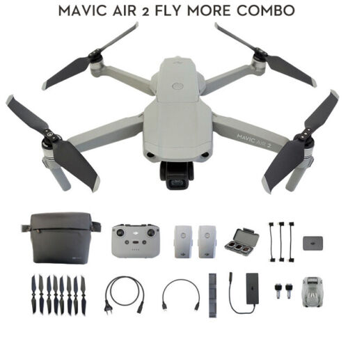 DJI Mavic Air 2 fly more combo drone w/ 4k camera 34-min Flight Time 10km Newest - Picture 1 of 10