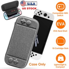 Grey EVA Protective Console Travel Carrying Case Pouch Bag for Nintendo Switch