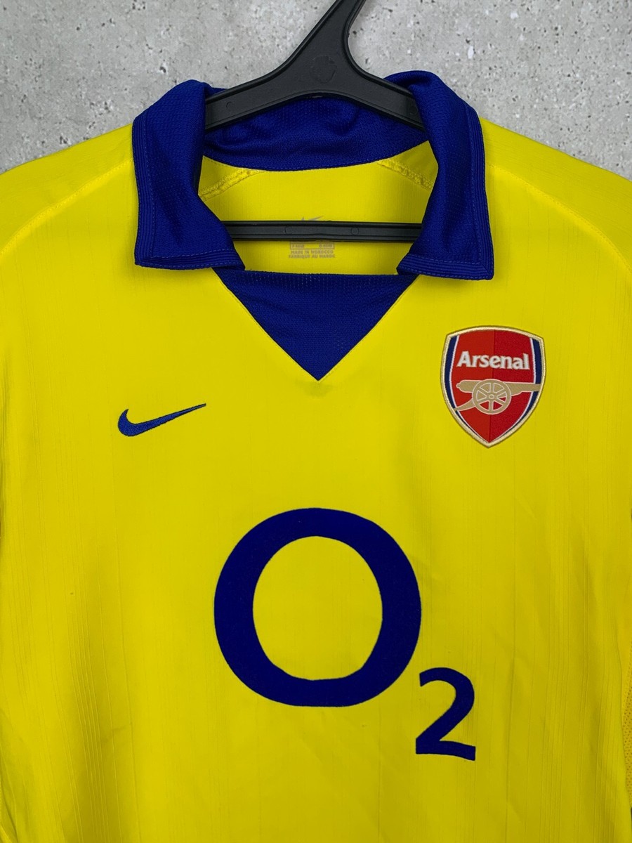 O*L様 Nike Arsenal 2004-2005 サッカーユニフォーム Nike ARSENAL 2004 2005 VINTAGE Football Away Shirt Soccer