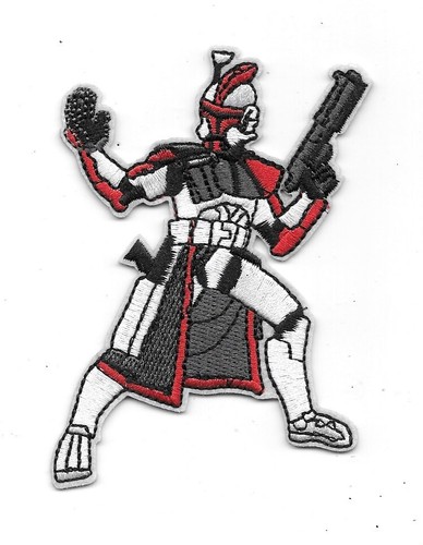 Star Wars Clone Trooper Figure Embroidered Patch Style 2 NEW UNUSED - 第 1/1 張圖片