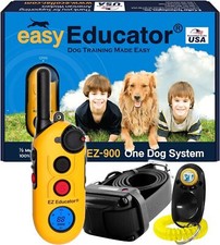 Easy Educator EZ-900 Remote Dog Training Collar Yellow with PetsTEK Clicker