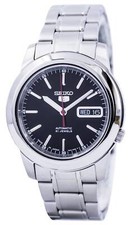 Seiko 5 Automatic 21 Jewels Japan Made Black Dial SNKE53J1 Men's Watch