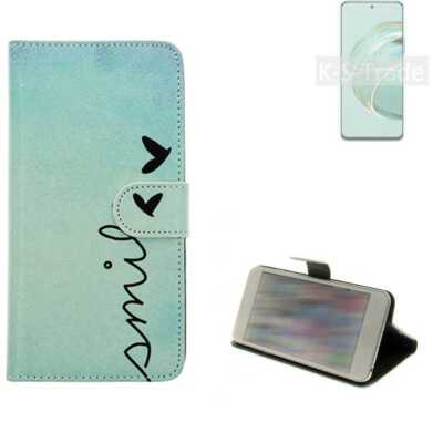 360° Schutz Hülle für Huawei nova 10z Wallet Case Design smile