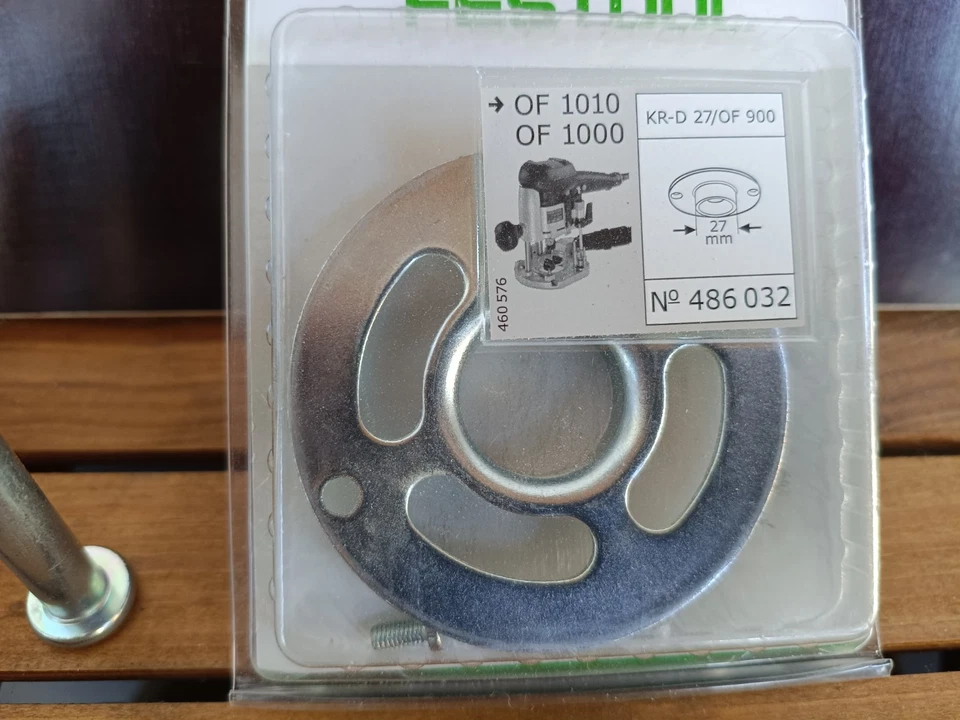 Frässchablone für Küchenarbeitsplatten, li. und re., mit Fräser und Anlaufring - Bild 2 von 4