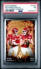 2024 PANINI PHOENIX TREASURED TANDEMS PATRICK MAHOMES II/TRAVIS KELCE PSA 7