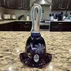 Fenton Historic Collection purple Bell, Don Fenton signed #421 -rare