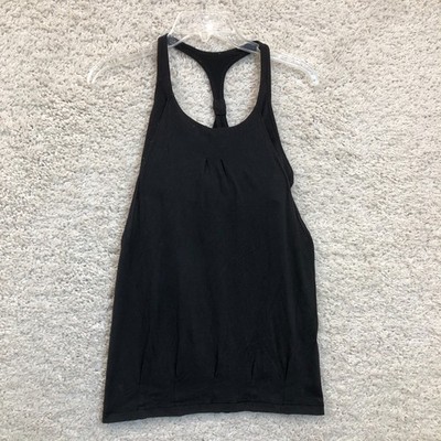 Lululemon Tank Top Shirt 6 Adult Black Practice Freely Scoop Neck Pullover Women