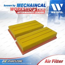 2 x Wesfil Air Filters for Mercedes Benz C63 S W205 GLC63 C253 X253 4.0 M177-980