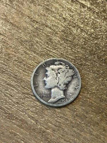 1936D Mercury Dime VG