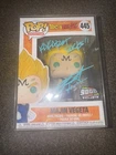 Funko Pop! Dragon Ball Z Majin Vegeta #445 Over 9000 Signed By Sabat w/Protector