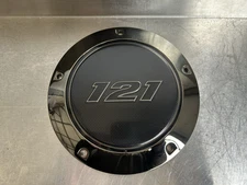 OEM HARLEY DAVIDSON CVO STREET ROAD GLIDE 121 BLACK CHROME DERBY CLUTCH COVER