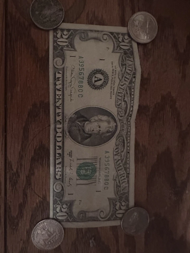 Very Rare 1988 A-Series 20 dollar bill - Image 2 of 4