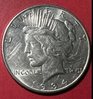 1934D US Peace SILVER Dollar! KEY DATE! "Denver Mint" Choice AU Details! Coin!