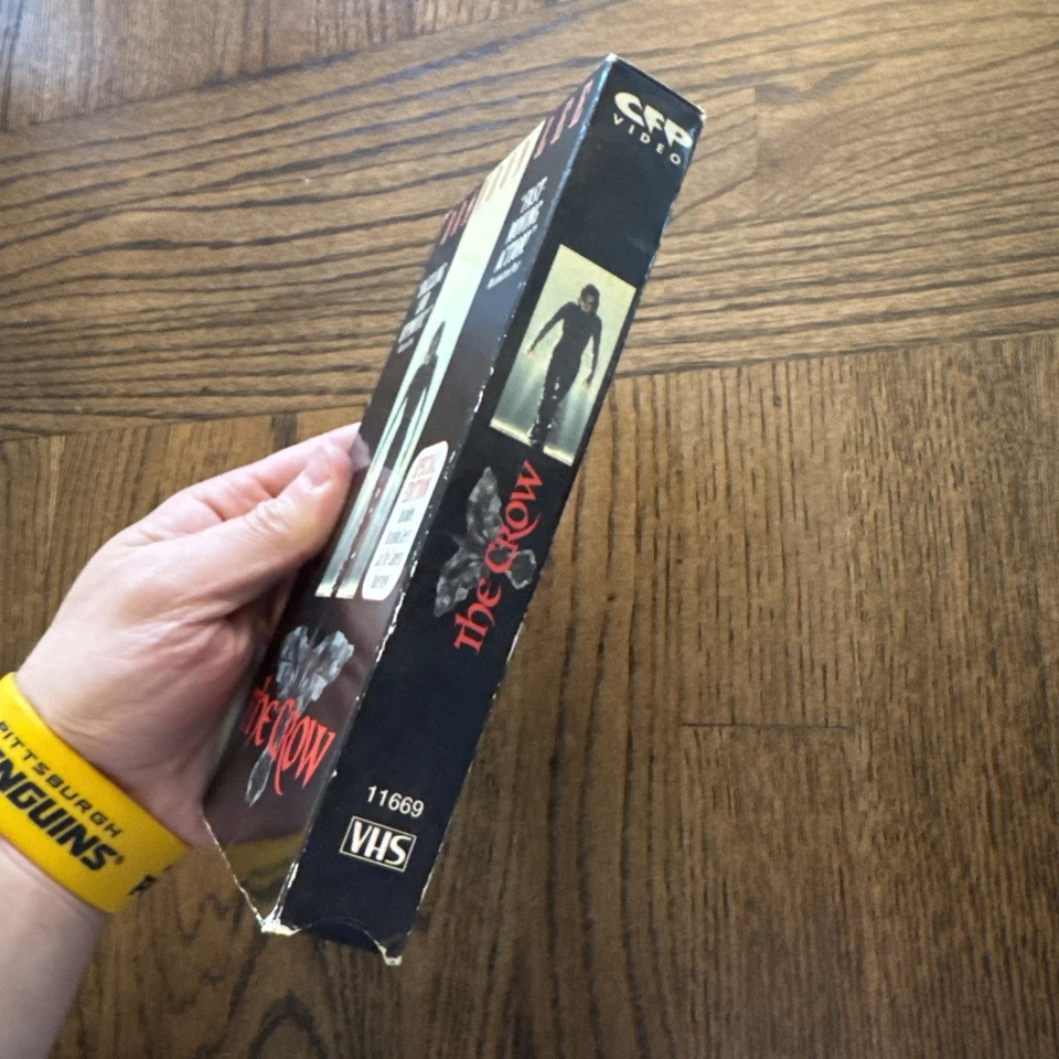 The Crow (VHS, 1994, Special Edition) Brandon Lee Rare Last Interview Tested Foto 4 de 4