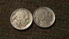 2 1913 Buffalo Nickels- Type 1- Choice Gem Brilliant Beautiful Full Horn
