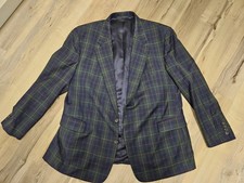 Sakko Gr. 28 / XXL Herren grün Kariert