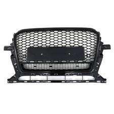 RS-STIL KÜHLERGRILL OHNE EMBLEM KOMPLETT SCHWARZ FÜR AUDI Q5 SQ5 8R 2013-2017